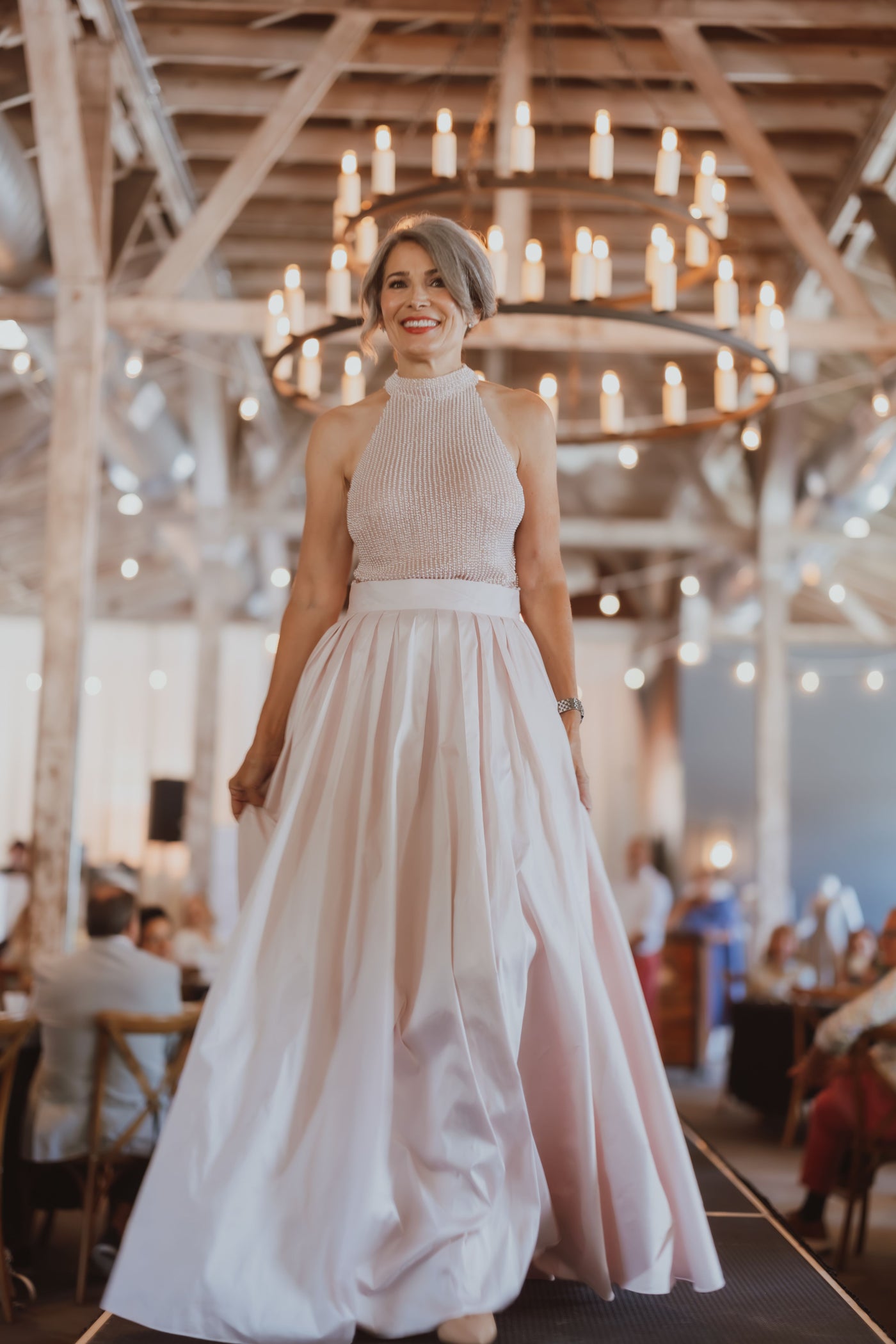 Taffeta Ball Skirt - Blush