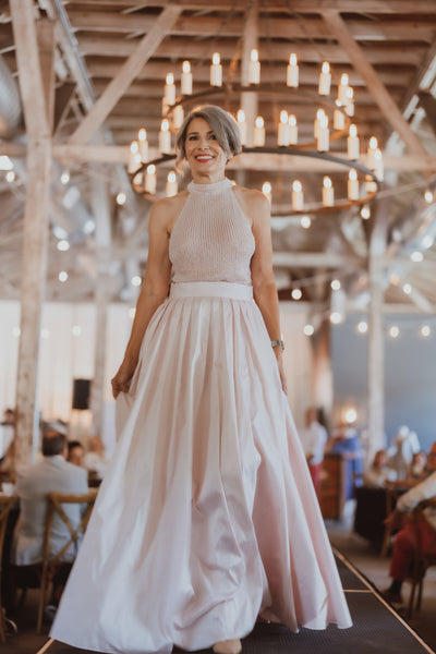 Taffeta Ball Skirt - Blush