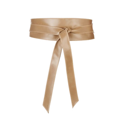 Mananas Nappa Belt in Nude