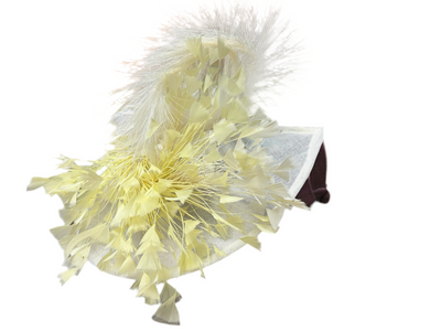 Butter Yellow Fascinator