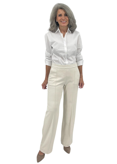 32" Chiara Smart Pant in Vintage White