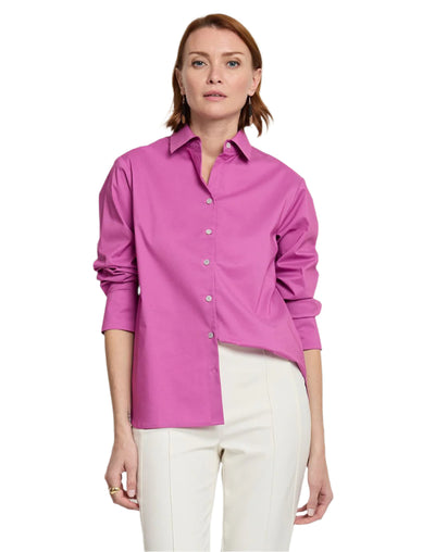 Long Sleeve Margot Blouse in Orchid