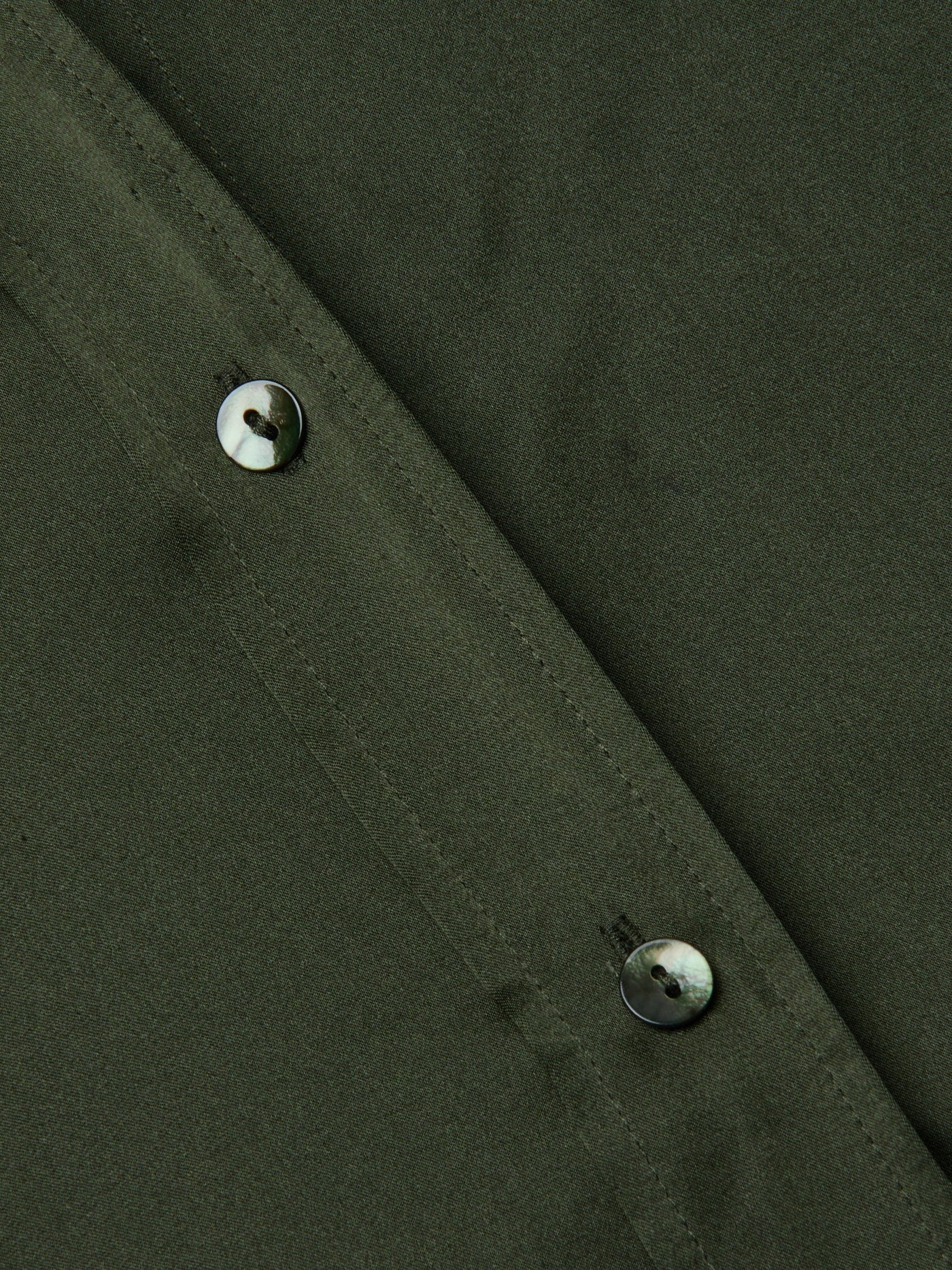 Dani Silk Blouse in Deep Olive