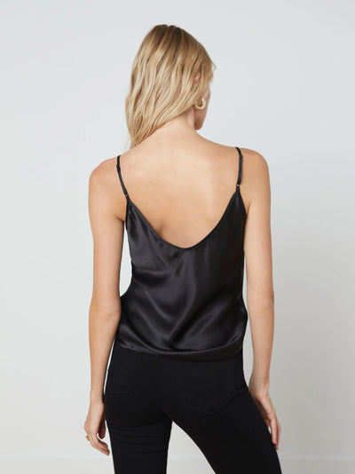Lexi Silk Camisole in Black