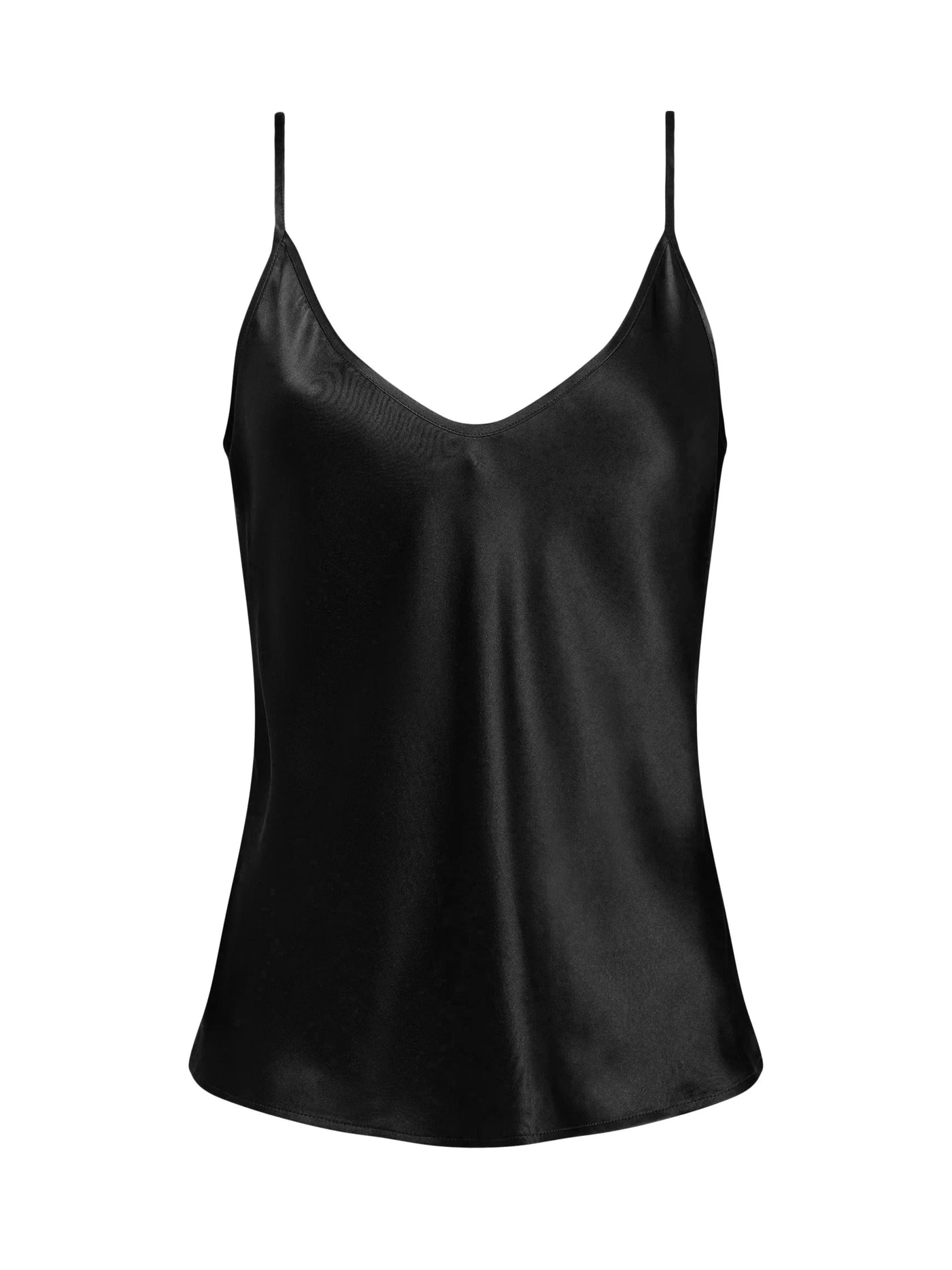 Lexi Silk Camisole in Black