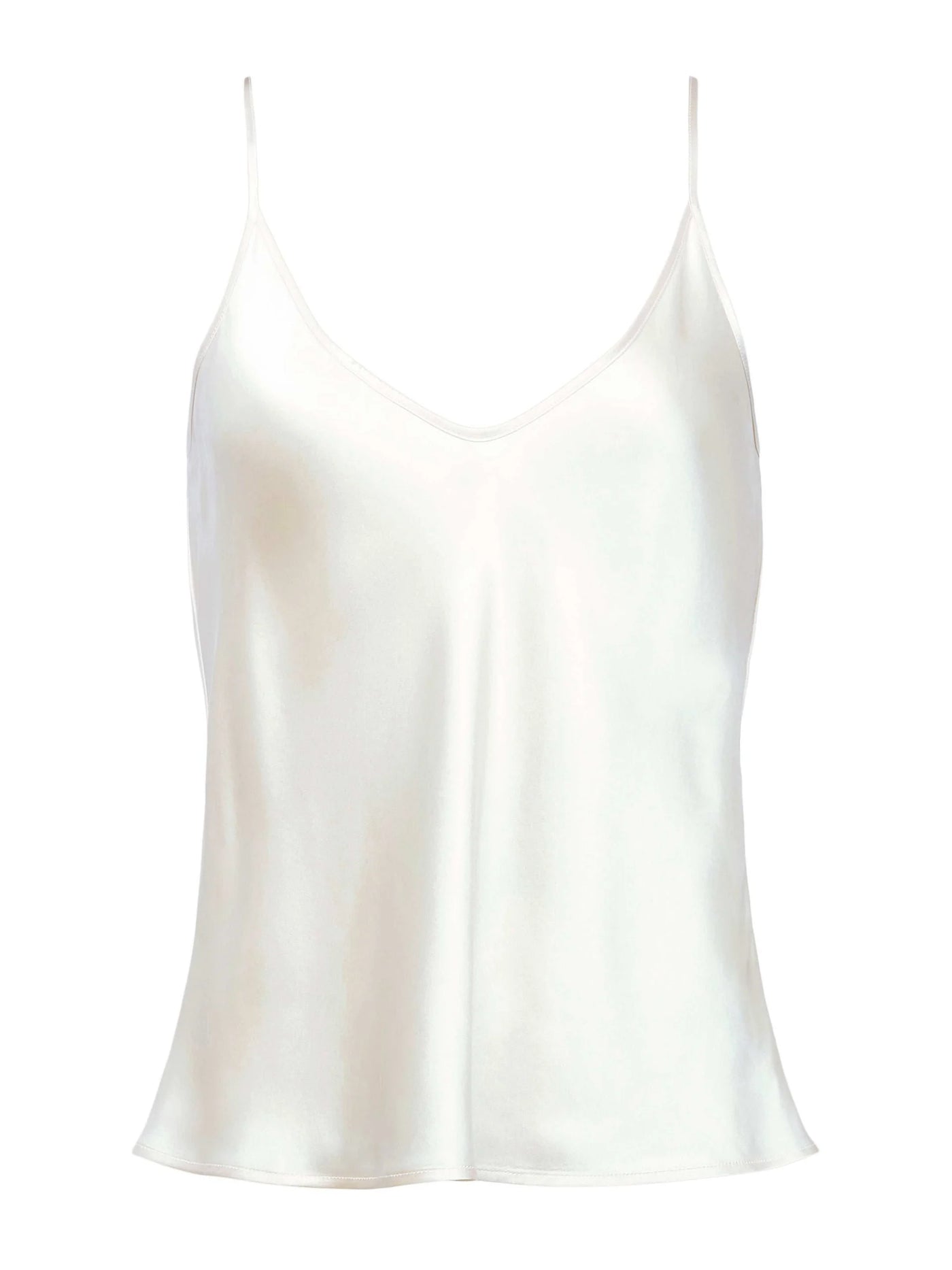 Lexi Silk Camisole in White