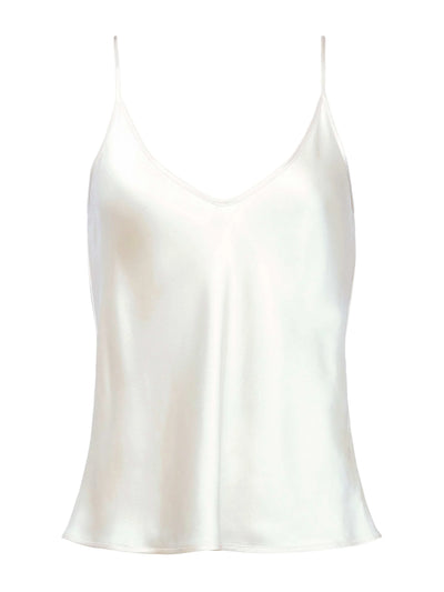 Lexi Silk Camisole in White