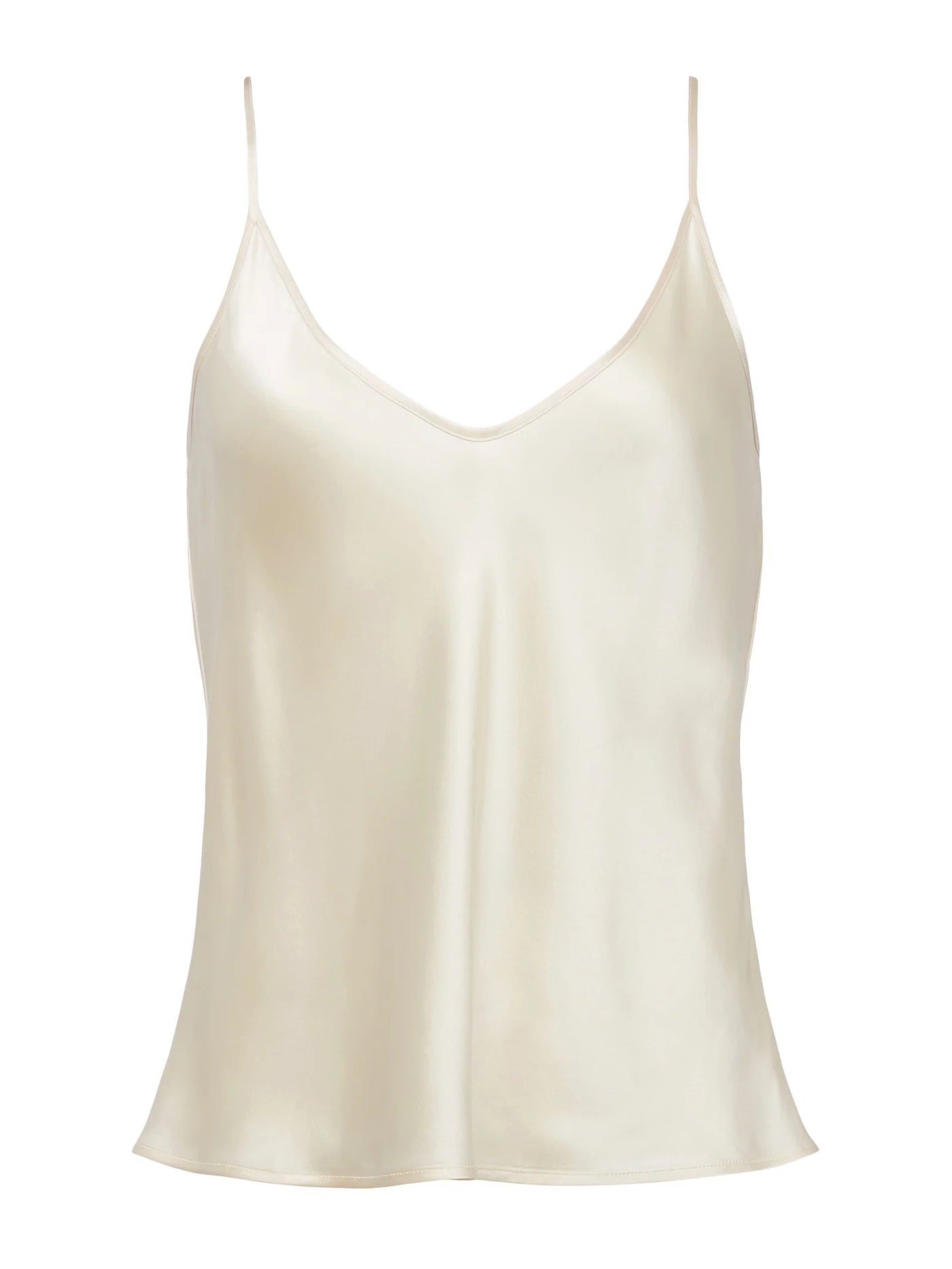 Lexi Silk Camisole in Pearl