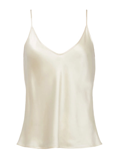 Lexi Silk Camisole in Pearl