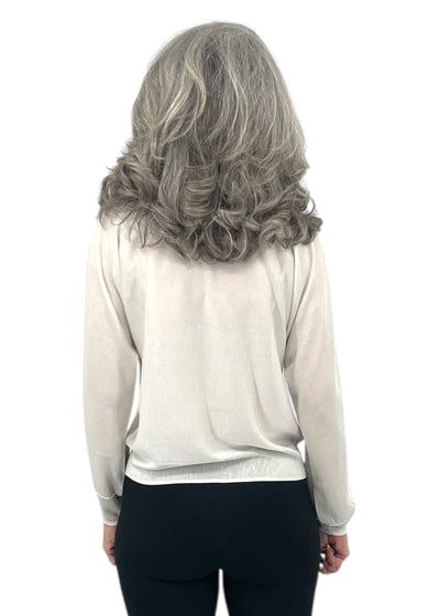 Shimmer Pullover in Oyster