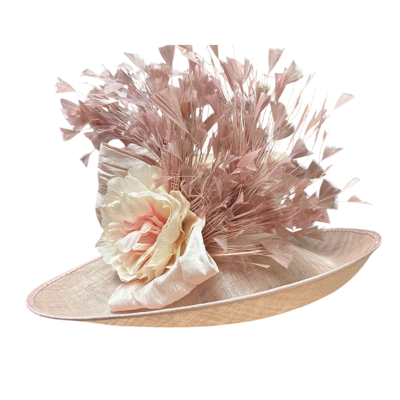 Light Pink Flower Straw