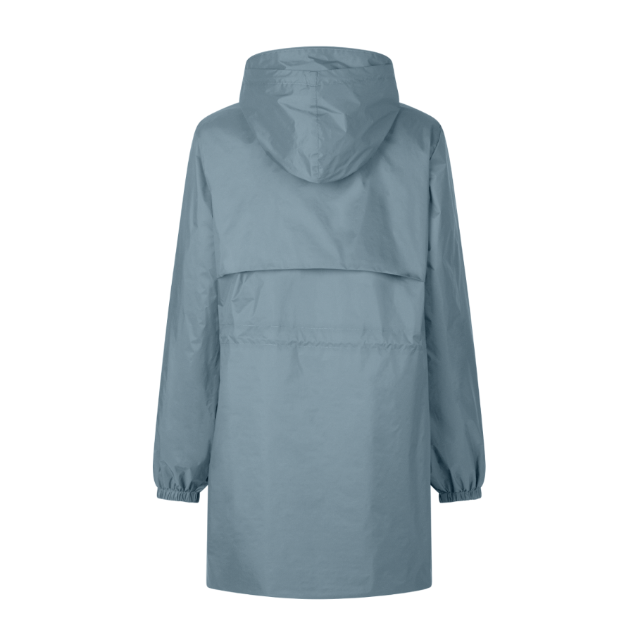 Fleur Hooded Water Repellent Jacket in Atitlan Grey