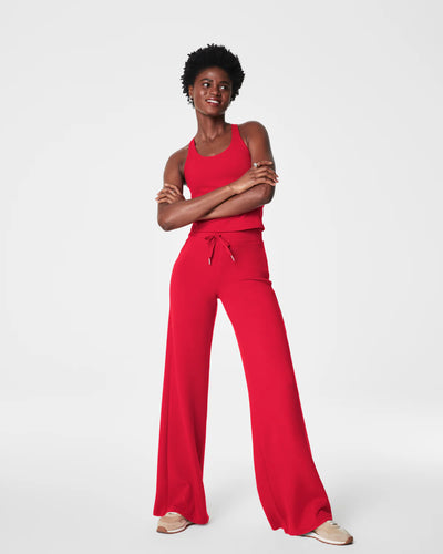 Air Essentials Wide Leg Pant in Spanx Red