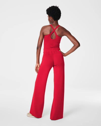 Air Essentials Wide Leg Pant in Spanx Red