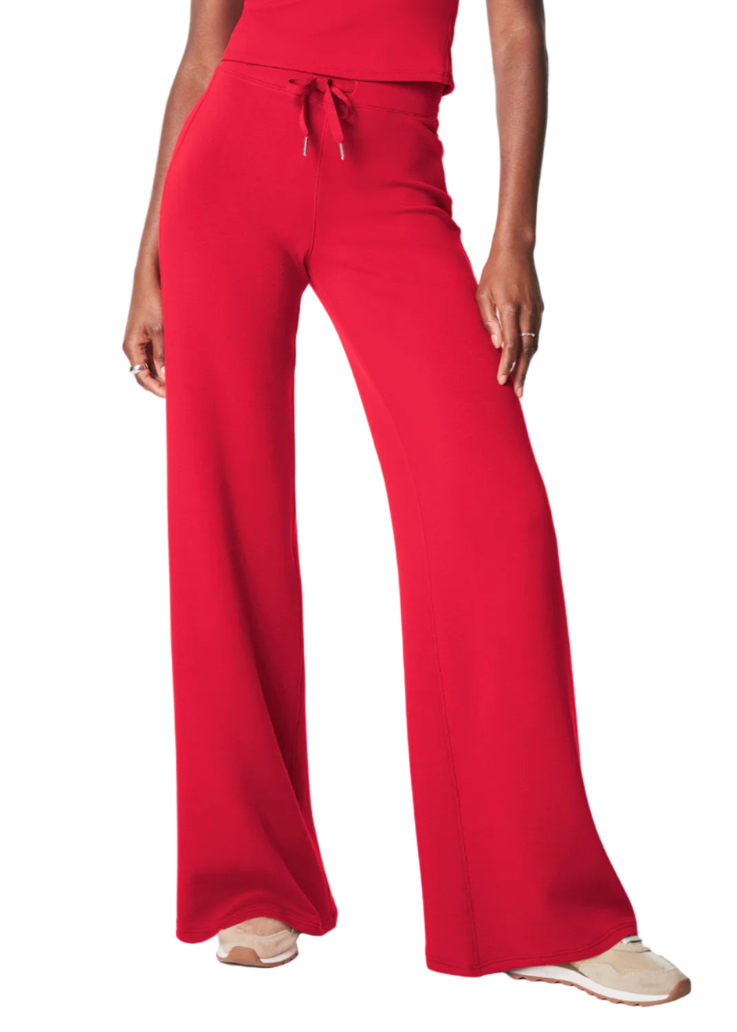 Air Essentials Wide Leg Pant in Spanx Red