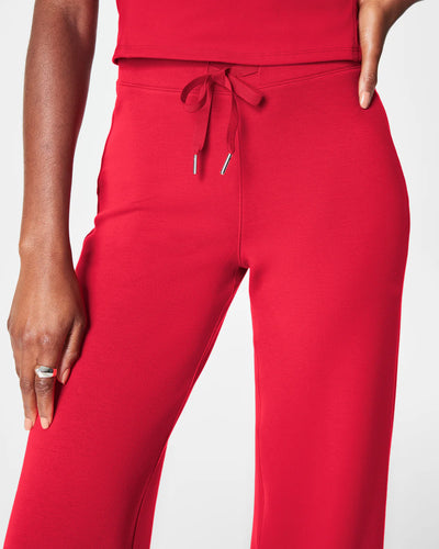 Air Essentials Wide Leg Pant in Spanx Red