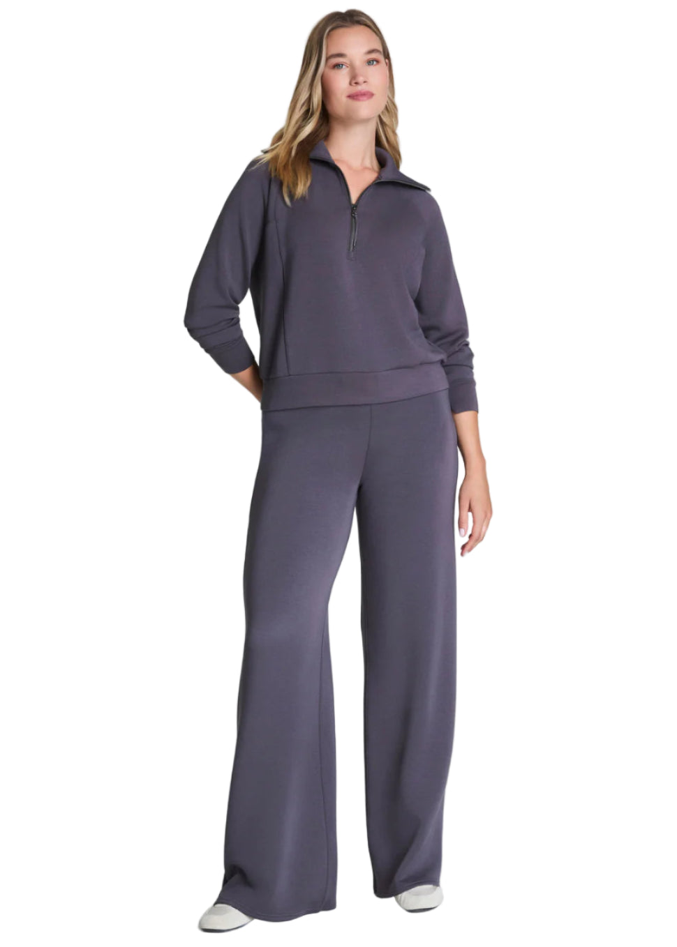 Air Essentials Wide Leg Pant in Storm