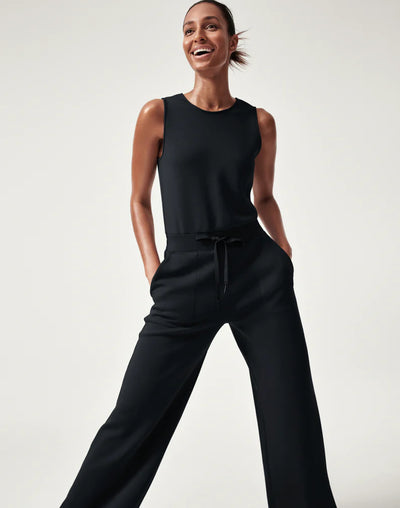 Air Essentials Jumpsuit in Very Black