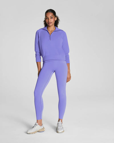 Air Essentials Half Zip in Amethyst