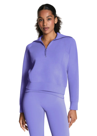 Air Essentials Half Zip in Amethyst