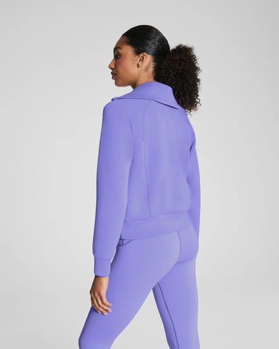 Air Essentials Half Zip in Amethyst