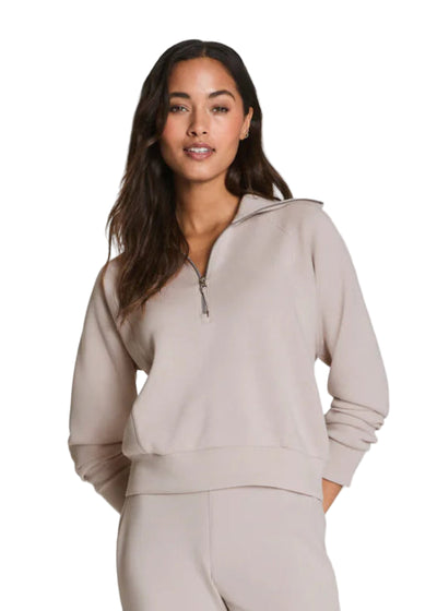 Air Essentials Half Zip in French Grey