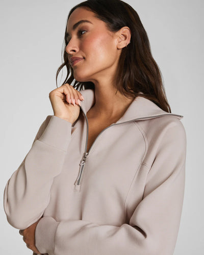 Air Essentials Half Zip in French Grey