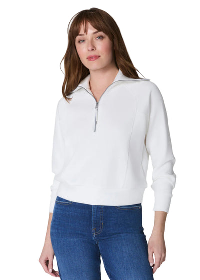 Air Essentials Half Zip in Powder