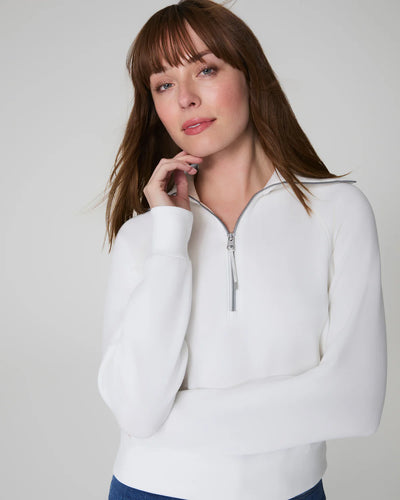 Air Essentials Half Zip in Powder