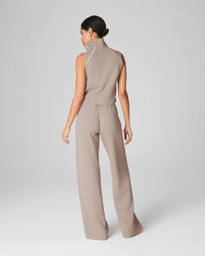 Sleeveless Mock Neck Jumpsuit in Ashwood