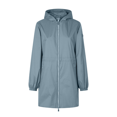 Fleur Hooded Water Repellent Jacket in Atitlan Grey