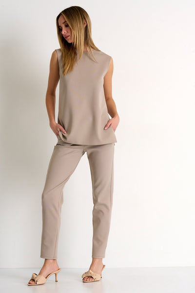 Straight Fit Trouser - Sahara