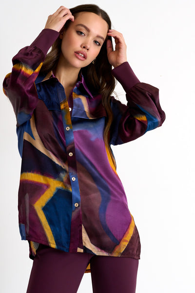Classic Silk Blouse - Multi
