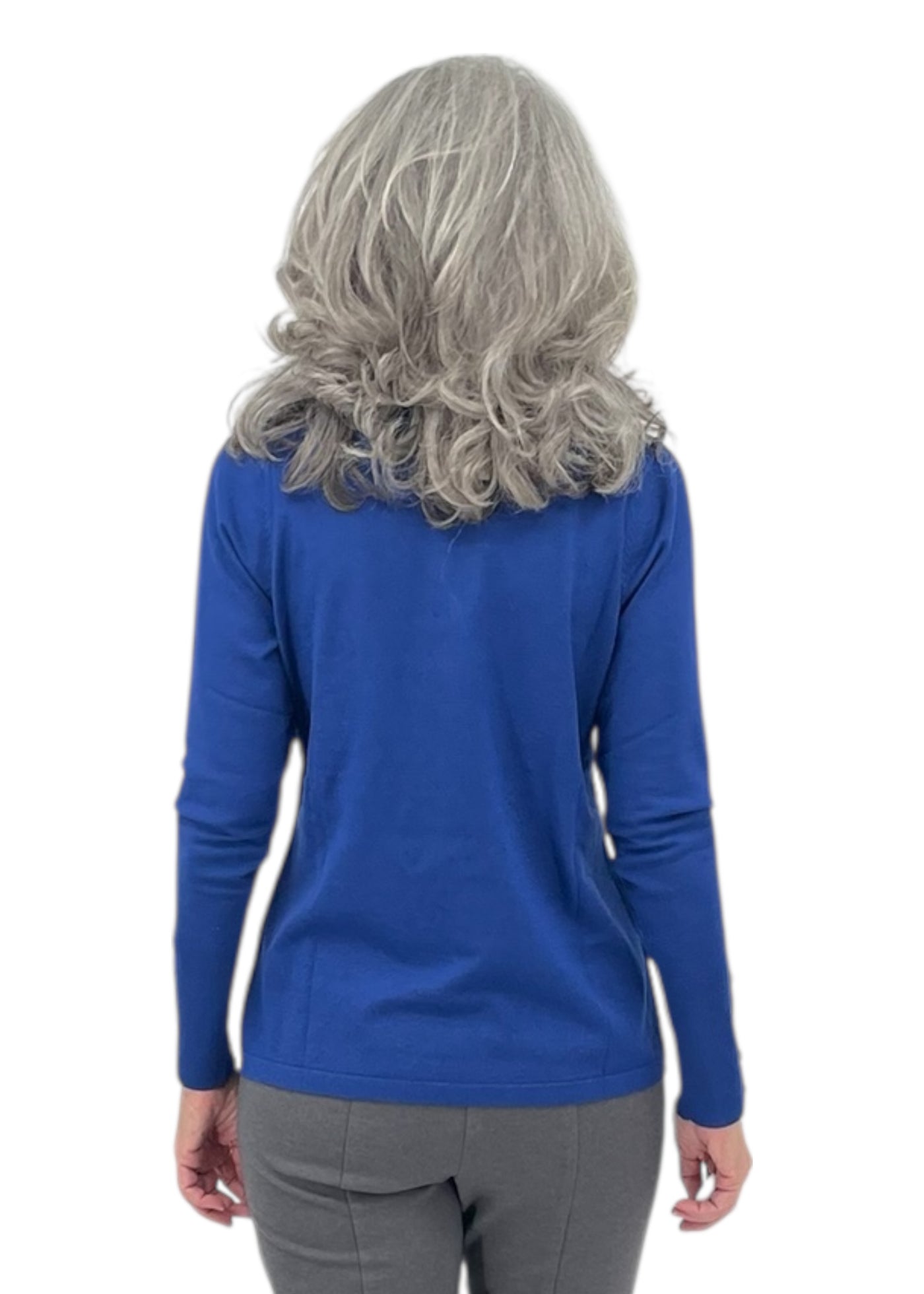 Jewel Neck Top in Ink