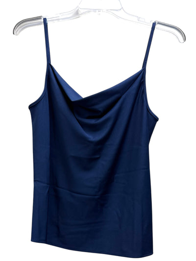 Drape Front Camisole in Blue Thistle