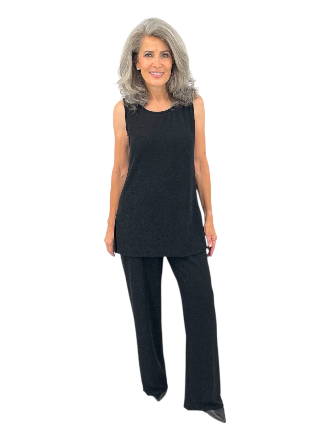 Fantasia Elastic Waist Pant in Black