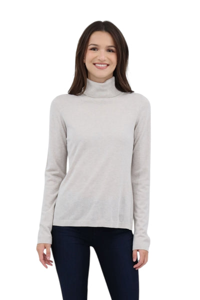 Turtleneck Top in Birch