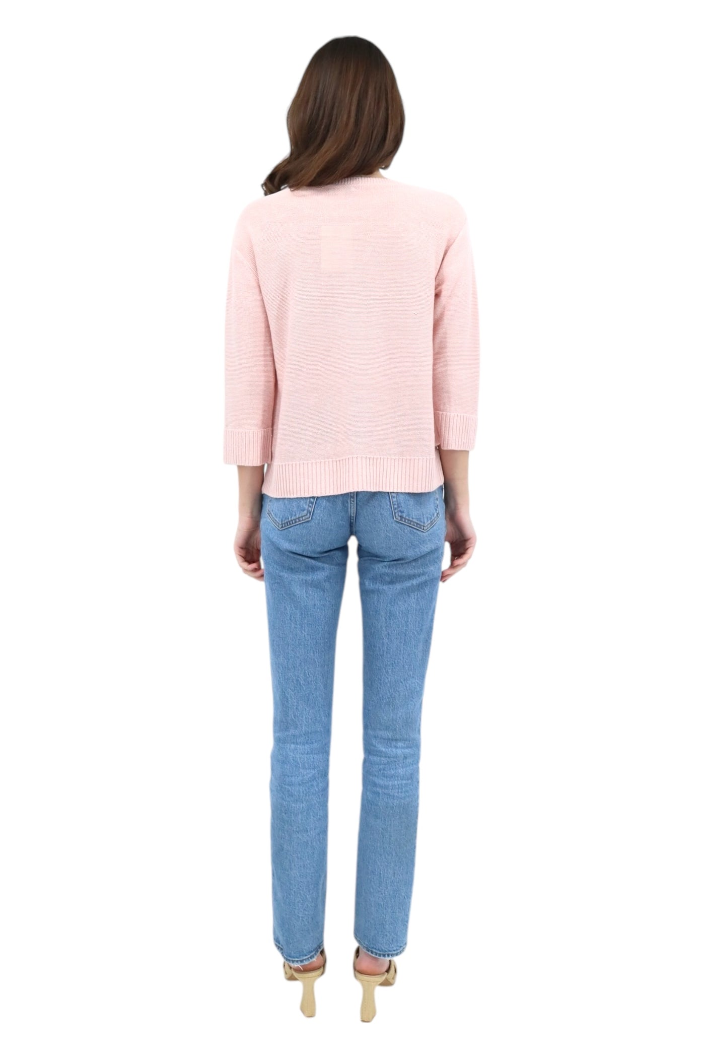 Textured Easy Pullover in Petal
