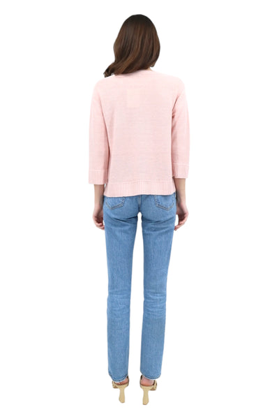Textured Easy Pullover in Petal