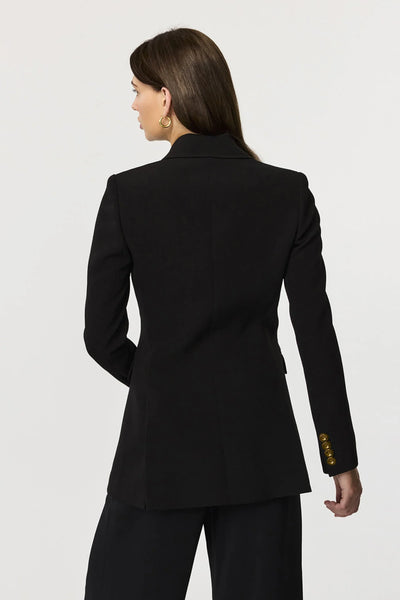 Mia Double Breasted Blazer in Jet
