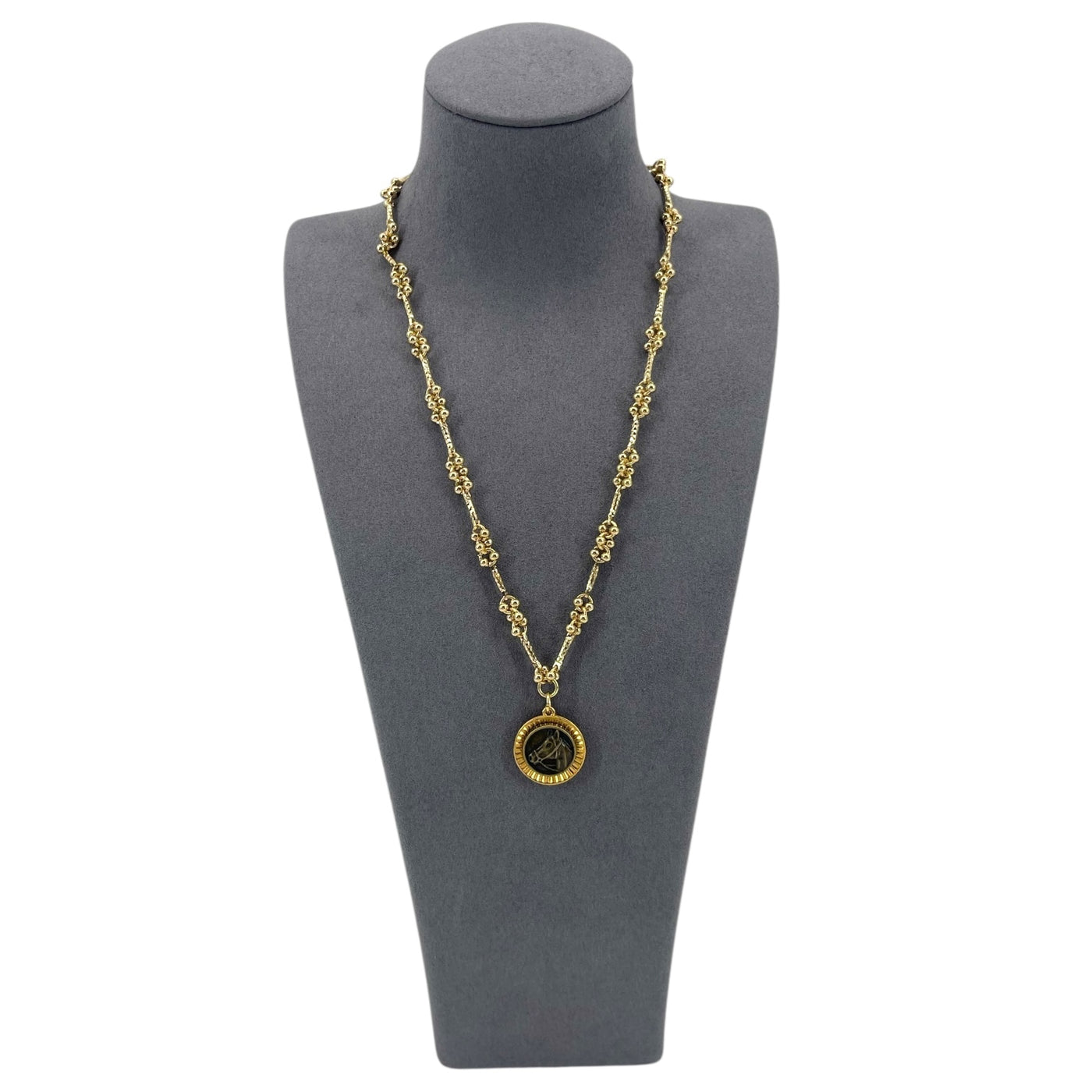 Petite Equus Gold Chain Necklace