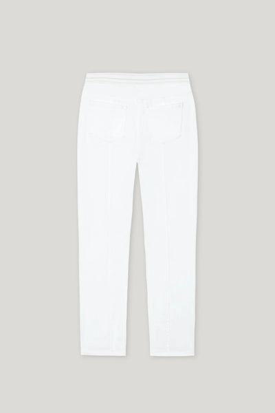 High-Stretch Skinny Denim in Bleached White