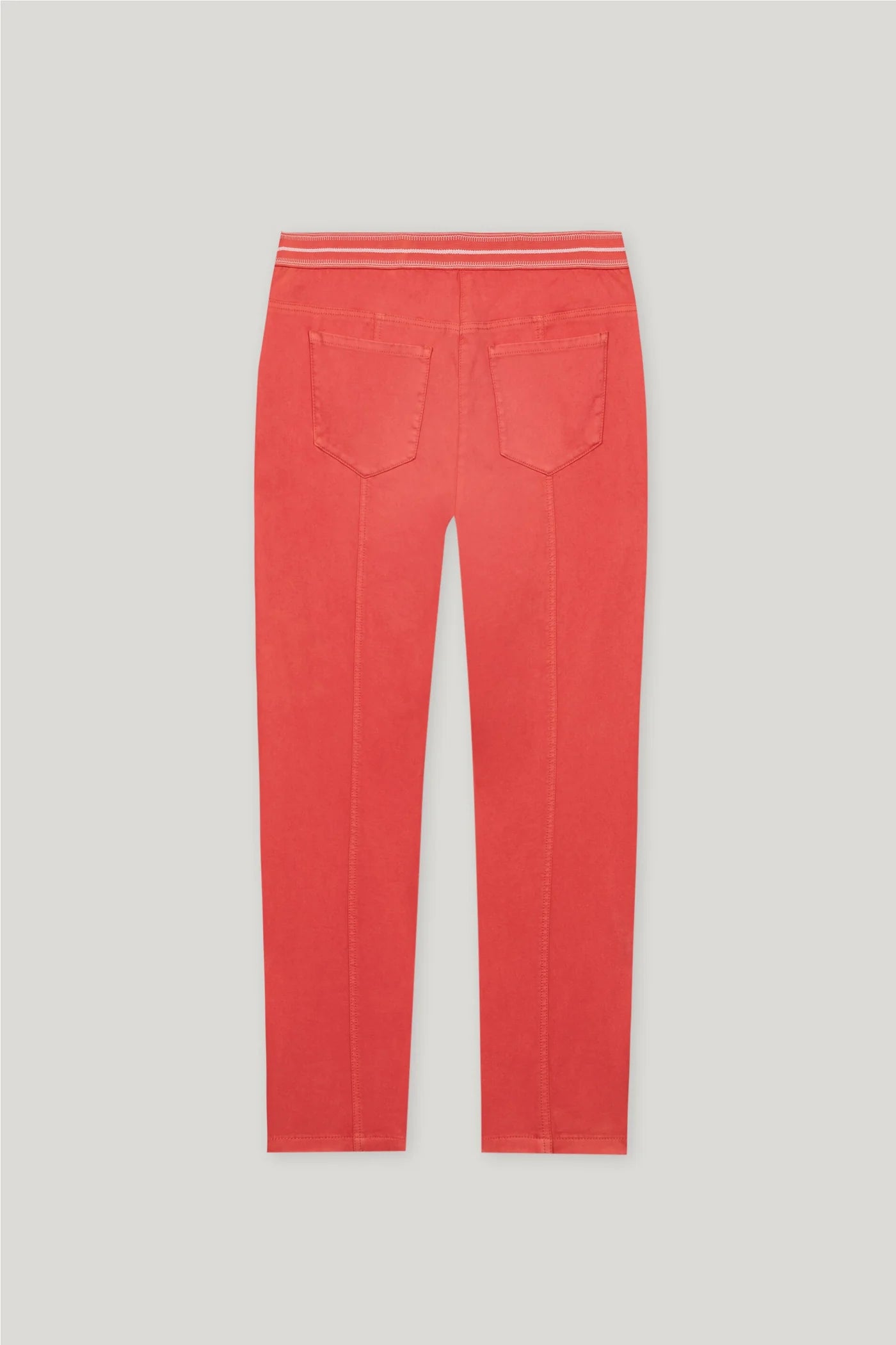 High-Stretch Skinny Denim in Red