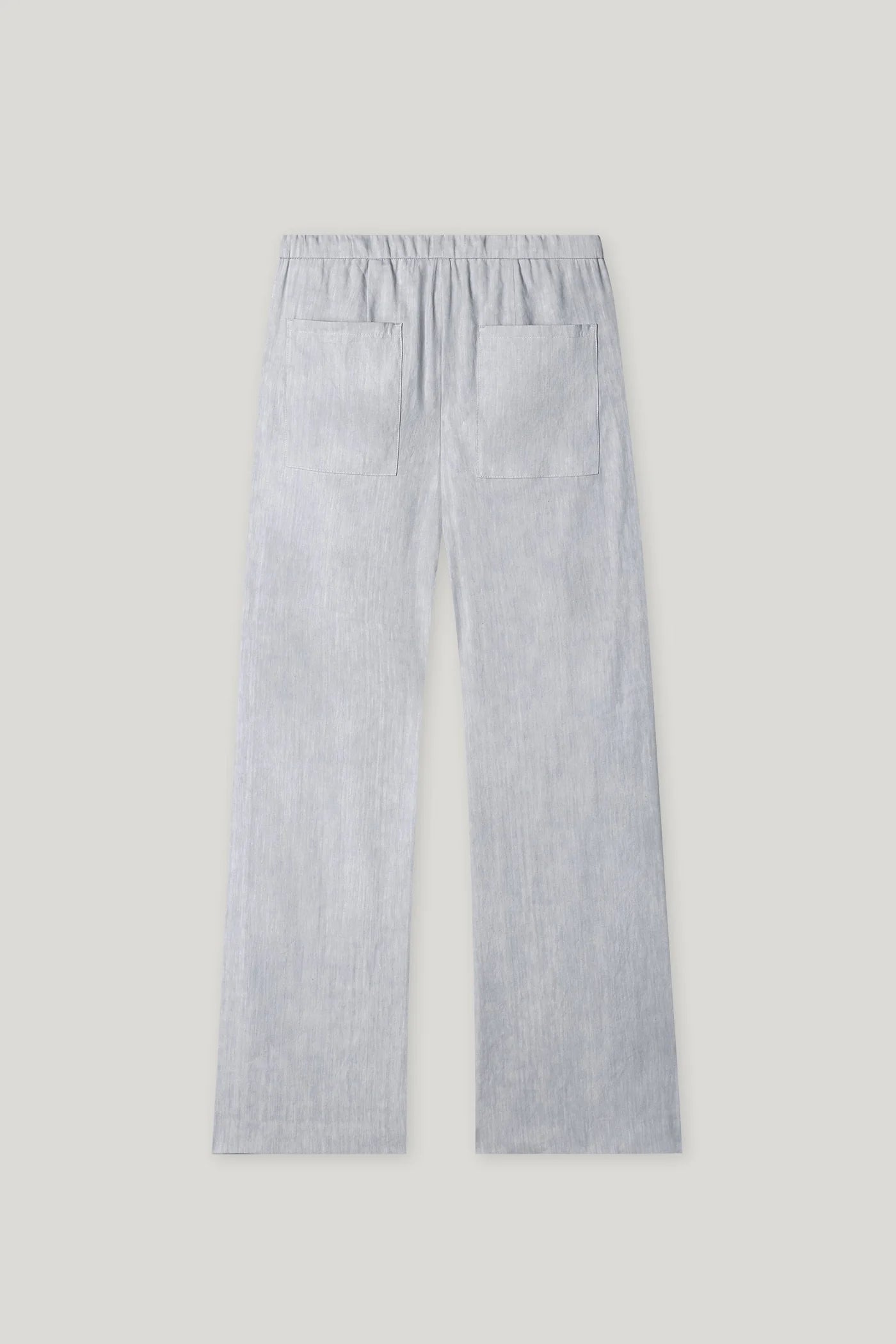 Silver Gray Pants in linen blend