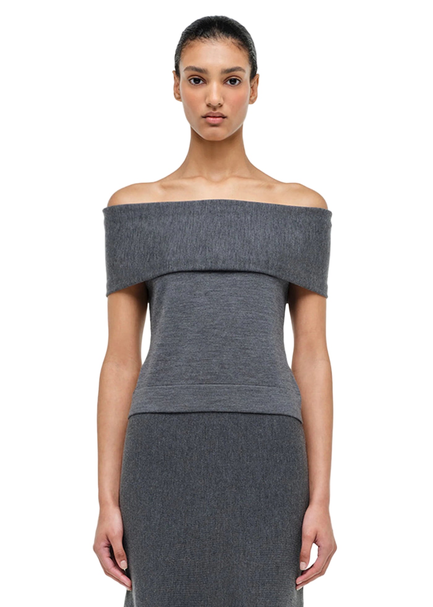 Callahan Wool Off Shoulder Top