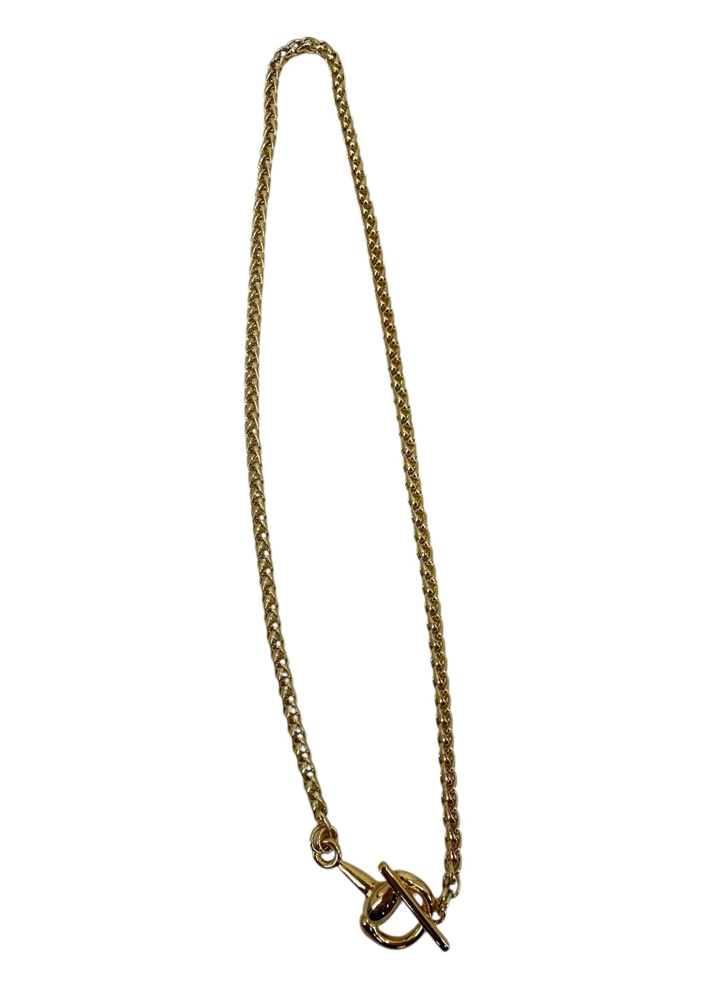 Petite Snaffle Equus Gold Chain Necklace