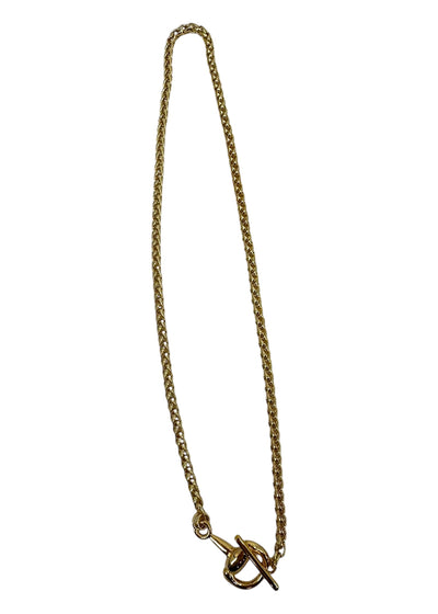 Petite Snaffle Equus Gold Chain Necklace