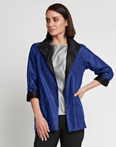 Constance Jacket - Royal Blue/Black