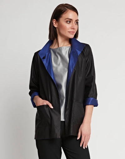 Constance Jacket - Royal Blue/Black