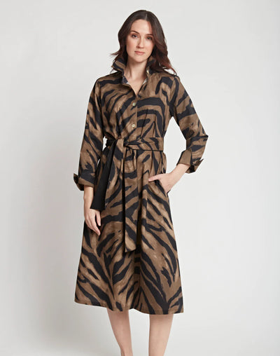 Long Sleeve Tamron Dress - Multi